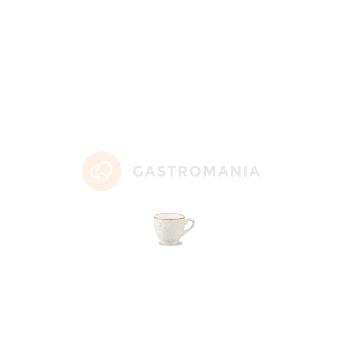 Bílý šálek na espresso 100 ml | CHURCHILL, Stonecast Barley White