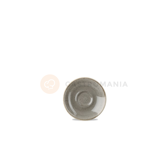 Podšálek šedý, ručně zdobený 11,8 cm | CHURCHILL, Stonecast Peppercorn Grey