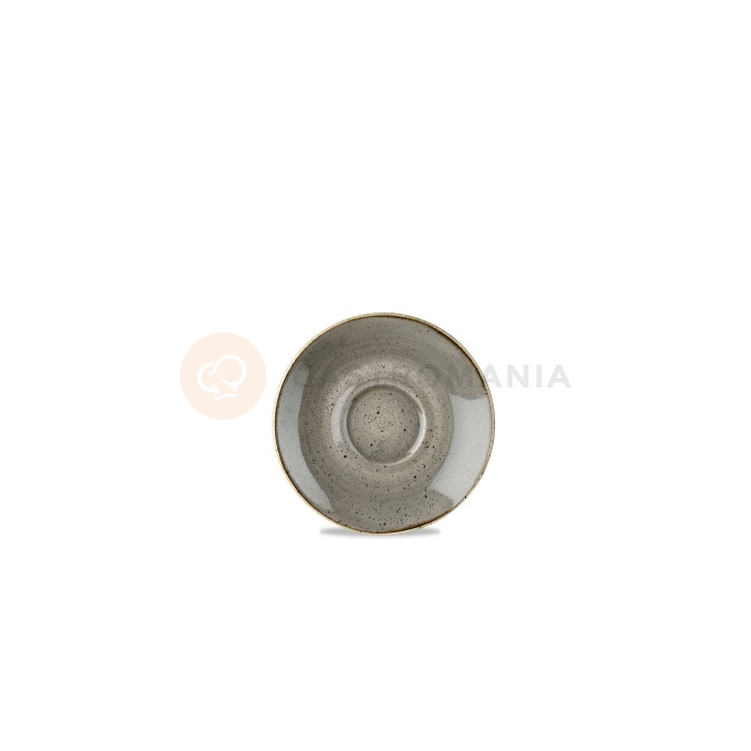 Podšálek šedý, ručně zdobený 15,5 cm | CHURCHILL, Stonecast Peppercorn Grey