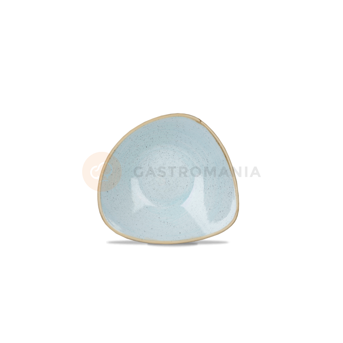 Porcelánová miska ve tvaru trojúhelníku, ručně zdobená 370 ml | CHURCHILL, Stonecast Duck Egg Blue