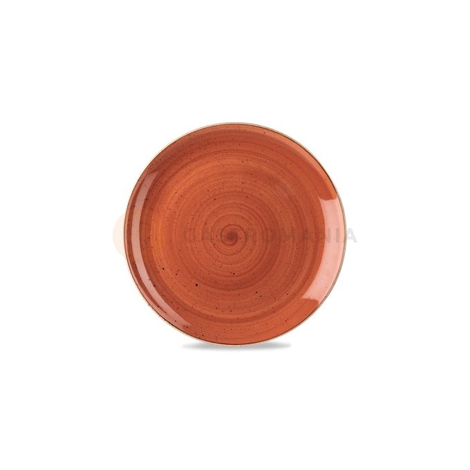 Porcelánový mělký talíř, ručně zdobený 32,4 cm | CHURCHILL, Stonecast Spiced Orange