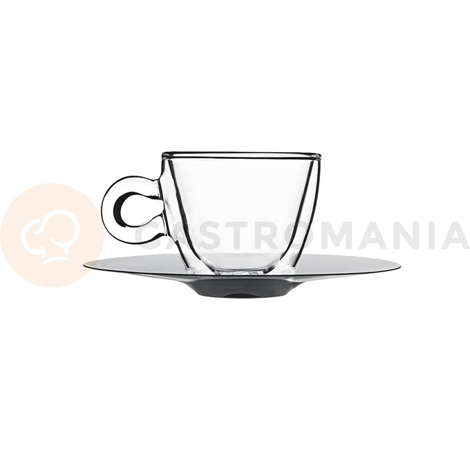Šálek na espresso s podšálkem 65 ml | LUIGI BORMIOLI, 400901