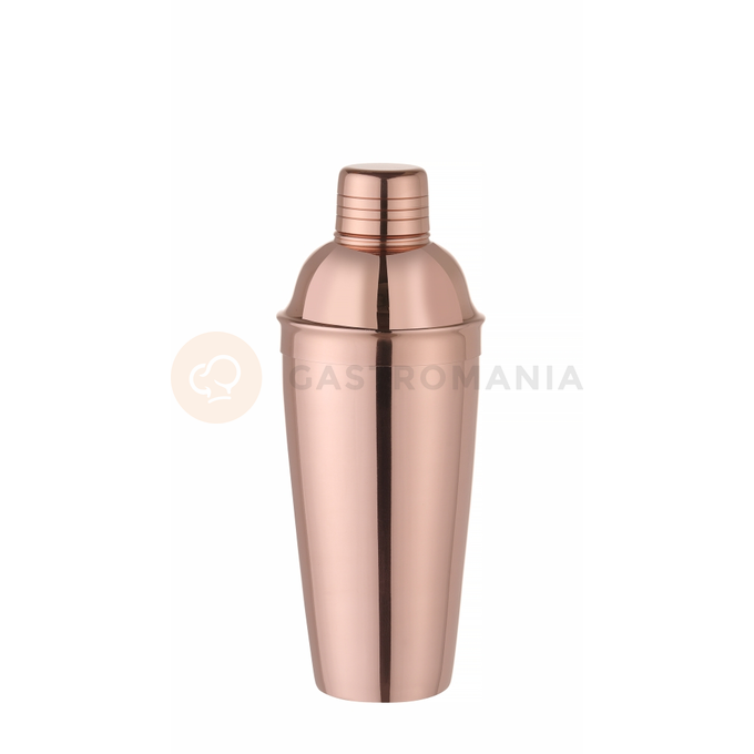 Třídílný shaker v japonském stylu, Cobbler, měděný, 795 ml, průměr 85x240 mm | BAR UP, 596425