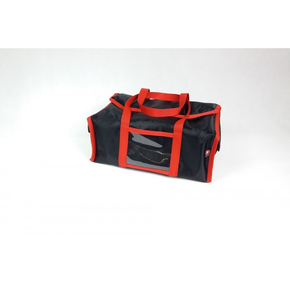 Vyhřívaná taška na 4x lunchbox 20x25 cm, nylon, zavírání na magnet, černá s červeným lemováním | FURMIS, LUNCHBOX 4P