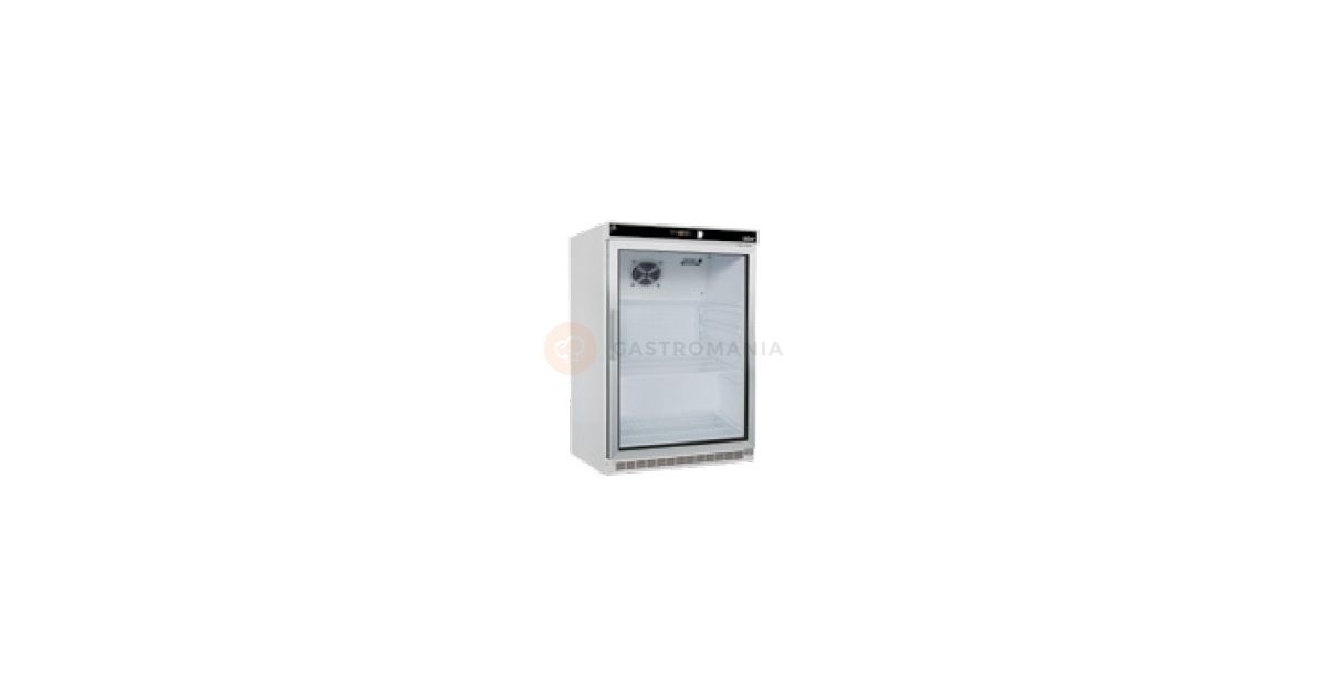 Wlp Glass Chladicí skříň s prosklenými dveřmi, bílá 626x600x850 mm | ASBER, WLP ...