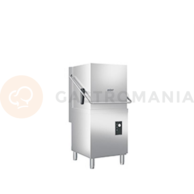 Průchozí myčka nádobí, dávkovač mycího prostředku, vypouštěcí čerpadlo, výška otvoru: 440 mm, 630x770x1485 mm. | ASBER, GEX-H510 B DD, Easy Line