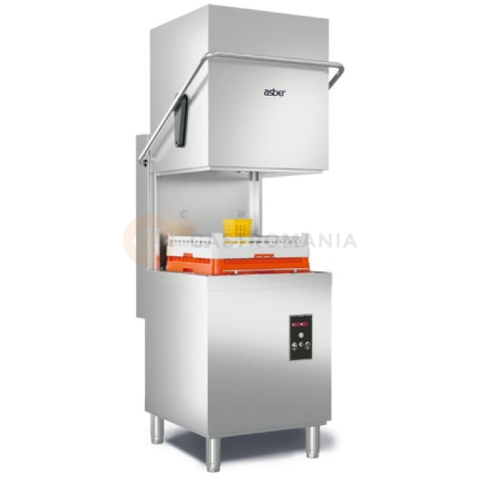 Průchozí myčka nádobí, výška otvoru: 440 mm, 630x770x1485 mm. | ASBER, GTX-H500, Tech Line