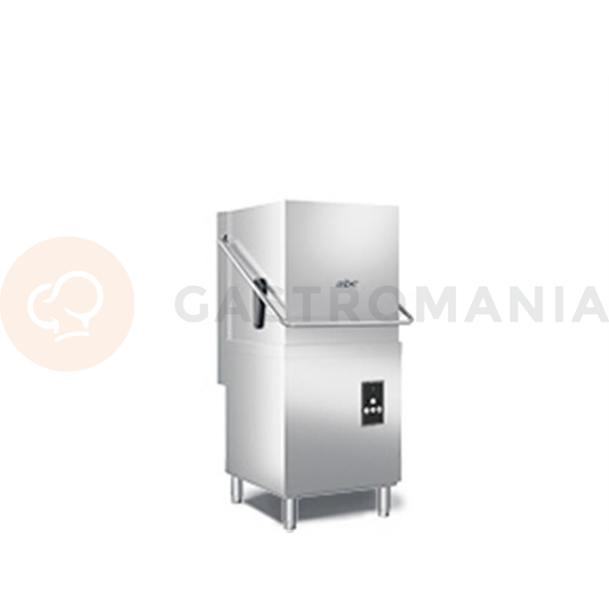 Průchozí myčka nádobí, vypouštěcí čerpadlo, výška otvoru: 440 mm, 630x770x1485 mm. | ASBER, GMX-H510 B W, Mitte Line