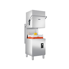 Průchozí myčka nádobí, vypouštěcí čerpadlo, výška otvoru: 440 mm, 630x770x1485 mm. | ASBER, GEX-H500 B, Easy Line