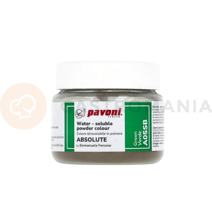 Zelené barvivo v prášku 50 g | PAVONI, A05SB