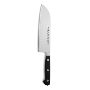 Nůž Santoku s kuličkovým hrotem, černý, 303 mm | ARCOS, Ópera
