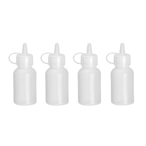Mini dávkovač na omáčku - sada 4 ks, 0,03 l, průhledný, 30x85 mm | HENDI, 557891