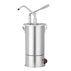 Ohřívač omáček s dávkovačem, 3 l, 900 W, 300x212x502 mm | HENDI, 558126