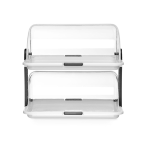 Vitrína roll-top - dvojitá, 380x260x355 mm | HENDI, 871768