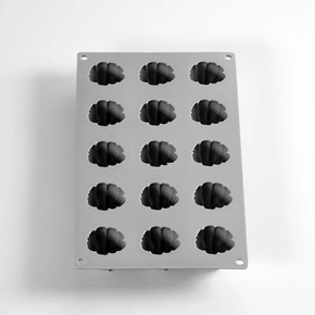 Silikonová forma na předkrm 15x buvolí srdce rajče 45x35 mm, 300x175 mm | PAVONI, GG057S