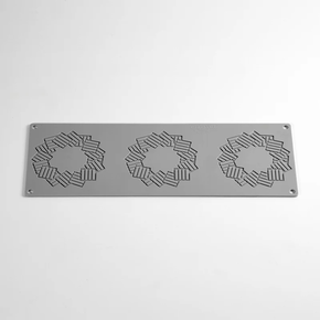 Silikonová forma na předkrm 3x mozaikový rámeček 115x1,5 mm, 300x175 mm | PAVONI, GG059S