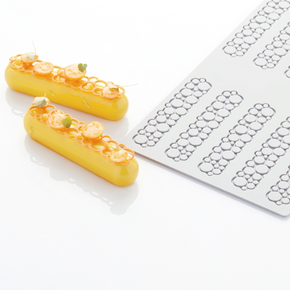 Silikonová forma na zdobení eclair, oči | PAVONI, PR006S