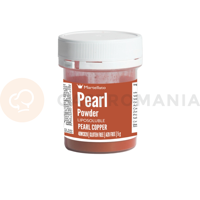 Práškové barvivo 5 g - perleťově měděné | MARTELLATO, Pearl powder