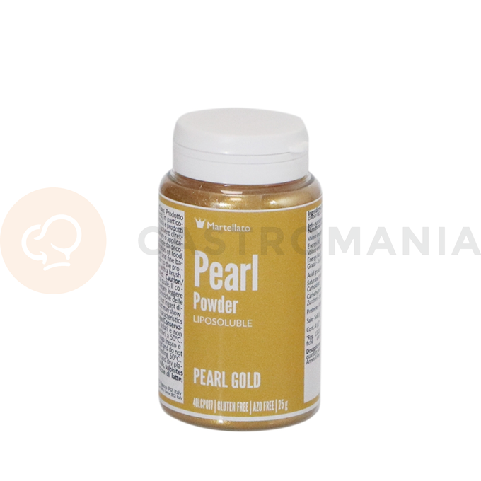 Perleťová barva v prášku 25 g - zlatá | MARTELLATO, Pearl powder