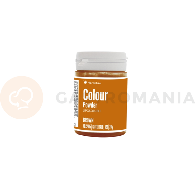 Barvivo potravinářské rozpustné v tucích 20 g - hnědé | MARTELLATO, Colour powder