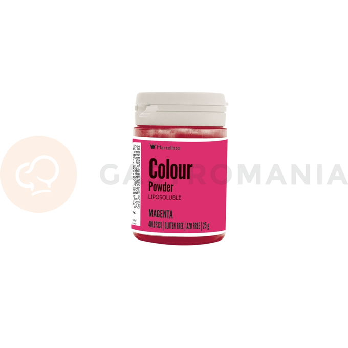 Barvivo potravinářské rozpustné v tucích 25 g - červené | MARTELLATO, Colour powder