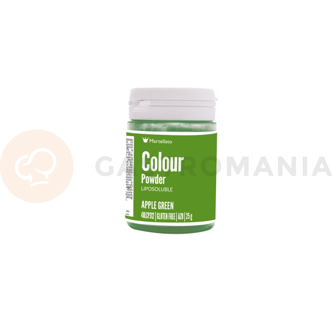 Barvivo potravinářské rozpustné v tucích 25 g - jablečná zeleň | MARTELLATO, Colour powder