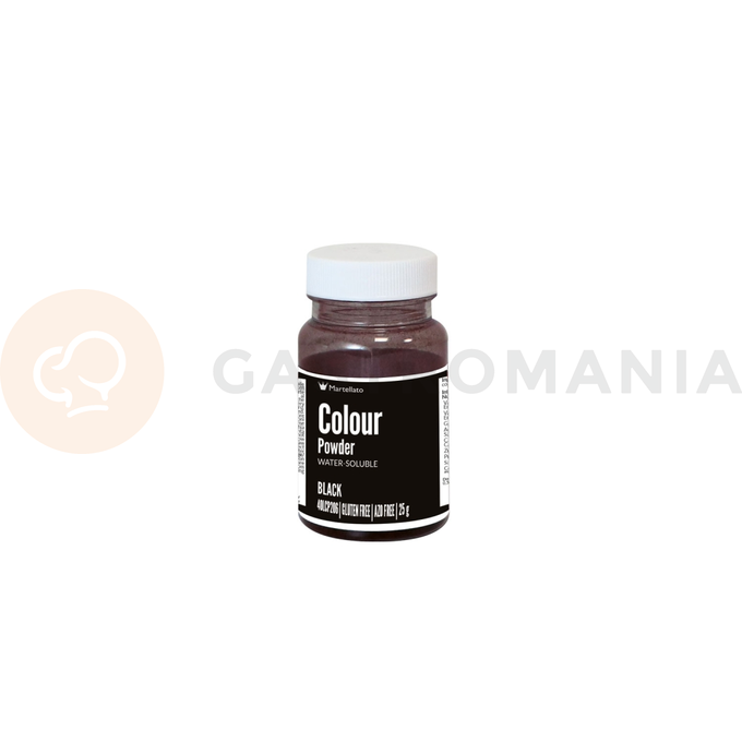 Barvivo v prášku rozpustné ve vodě 25 g - černé | MARTELLATO, Colour powder