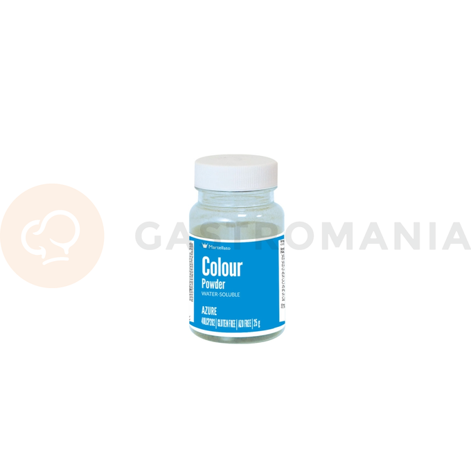 Barvivo práškové, rozpustné ve vodě 25 g - azurové | MARTELLATO, Colour powder