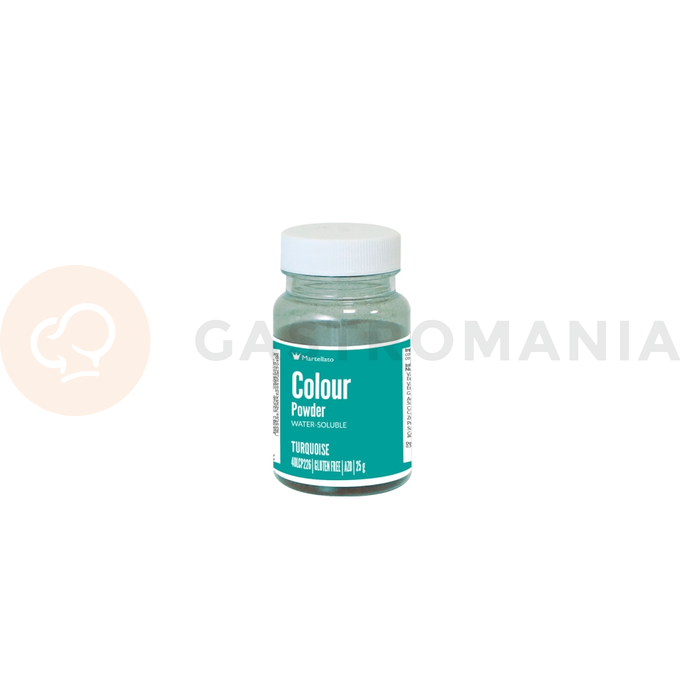 Barvivo v prášku rozpustné ve vodě 25 g - tyrkysové | MARTELLATO, Colour powder