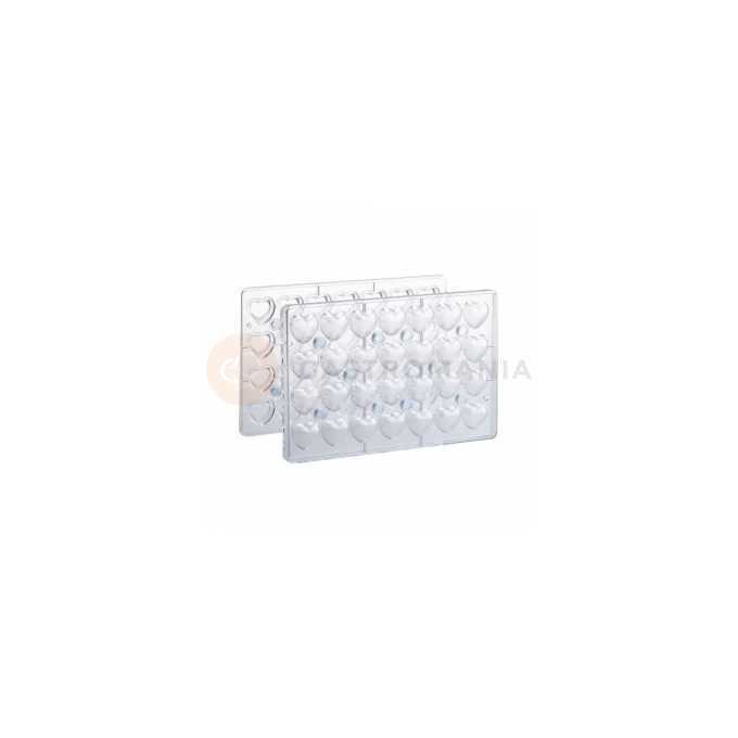 Forma na pralinky, Heart 275x175 mm | MARTELLATO, Heart
