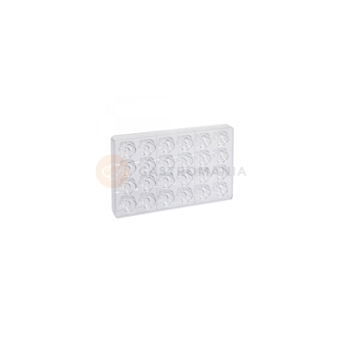 Forma na pralinky - Flora, 24 ks. 30x31x18 mm | MARTELLATO, Praline molds