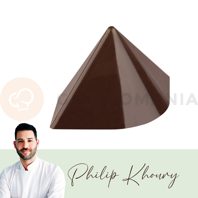 Forma na pralinky - Mount, 24 ks. 32x32x23 mm | MARTELLATO, Praline molds