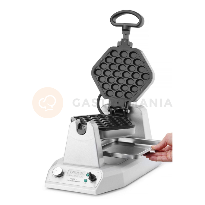 Vaflovač Bubble Waffle, s odnímatelnými deskami, 1200 W, 267x432x216 mm | WARING, WBW300XCE