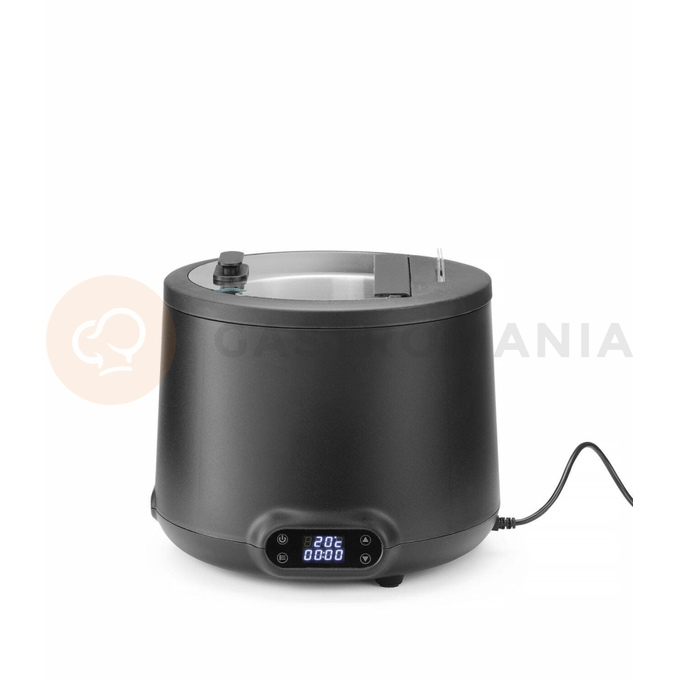 Kotlík na polévku 8 l, černý, 500 W, 365x325 mm | HENDI, Uniq