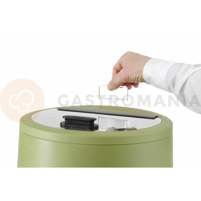 Kotlík na polévku 8 l, zelený, 500 W, 365x325 mm | HENDI, Uniq