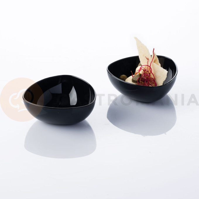 Sada jednorázových misek, černá - 100 ks. 75x75x30 mm - PMO11.02 | MARTELLATO, MONOUSO &amp; TAKE AWAY