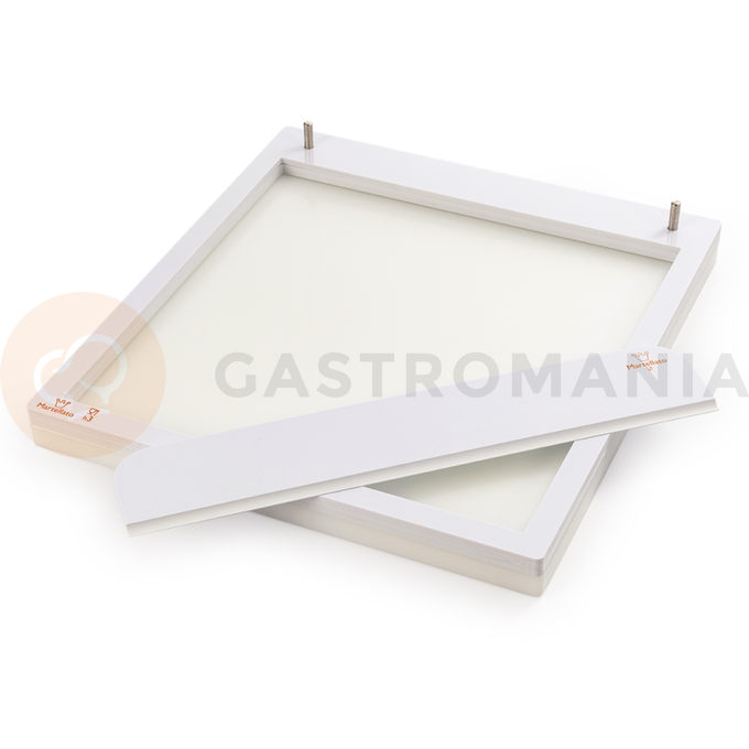 Sada rámečků 36x36 cm - 2x 5 mm, 2x 3 mm, špachtle, polyethylenová základna | MARTELLATO, 50TLSPECIAL
