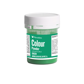 Práškové barvivo rozpustné v tucích 5 g - zelené | MARTELLATO, Colour powder