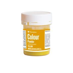 Práškové barvivo rozpustné v tucích 5 g - žluté | MARTELLATO, Colour powder