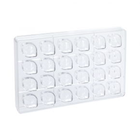 Forma na pralinky - Flow, 24 ks. 29x29x18 mm | MARTELLATO, Praline molds