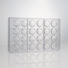 Forma na pralinky - Oblio, 24 ks. 32x23 mm | MARTELLATO, Praline molds