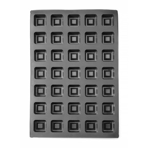 Silikonová forma, 570x375x25 mm | HENDI, Square