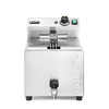 Fritéza XL s vypouštěcím kohoutkem, 10 l, 400V/10200W, 300x585x392 mm | HENDI, Goliath