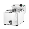 Fritéza XL s vypouštěcím kohoutkem, 10 l, 400V/10200W, 300x585x392 mm | HENDI, Goliath