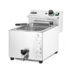 Fritéza XL s vypouštěcím kohoutkem, 10 l, 400V/10200W, 300x585x392 mm | HENDI, Goliath