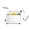 Fritéza XL s vypouštěcím kohoutkem, 10 l, 400V/10200W, 300x585x392 mm | HENDI, Goliath