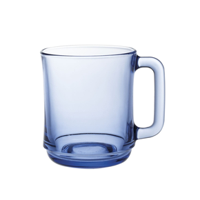 Sklenice 0,31 l s ouškem, modrá, 6 ks, 80x100 mm | DURALEX, Lys Marine