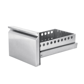 Zásuvka s pojezdy pro chladicí a mrazicí stoly s postranními skříňkami - sada 2 ks, 300x545x145 mm | ARKTIC, Profi Line