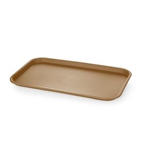 Podnos fast food z polypropylenu GN 1/1 hnědý, 530x325x20 mm | AMERBOX, 878583