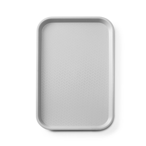 Podnos fast food z polypropylenu GN 1/1 světle šedý, 530x325x20 mm | AMERBOX, 878538